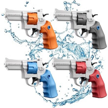 (blue) Water Gun, Revolver Water Gun Toys,Long Range Squirts up to 10-12m Outdoors Summer Pool Toys Water Guns for Kids Adults