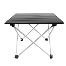 Ultralight Aluminum Folding Camping Table - 1.8 lb, 50 lb Load, Waterproof & Heatproof, Carry Bag Included