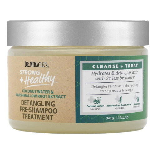 Dr. Miracle's Strong & Healthy Detangling Pre-Shampoo Treatment 12 oz 1