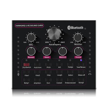 V12 Studio Singing Live Audio Interface Sound Card For Mobile Computer Live Broadcast