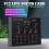 V12 Studio Singing Live Audio Interface Sound Card For Mobile Computer Live Broadcast 5