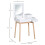 Homcom HOMCOM Dressing Table Vanity Desk Flip-up Mirror 2 Drawers, White 2