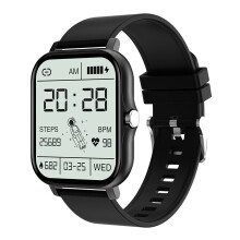 (Black) Smart Watch For Men/Women Waterproof Smartwatch Bluetooth iPhone Samsung
