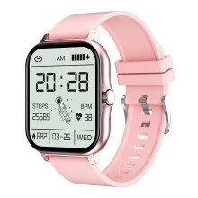 (Pink) Smart Watch For Men/Women Waterproof Smartwatch Bluetooth iPhone Samsung