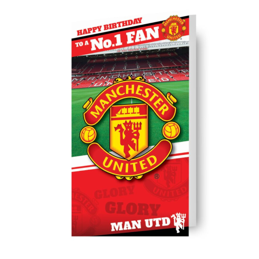 Manchester United FC No.1 Fan Birthday Card