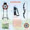 Casart 2-Pack Bow Arrow Set for Kids LED Light Up Archery Toy Set w/ Standing Target 2