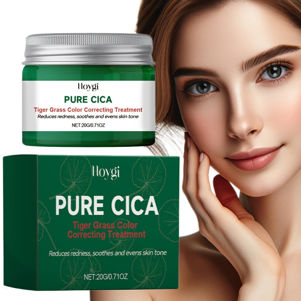 (20g) 20g Pure CICA Tiger Grass Color Correcting Cream, Soothing Hydration