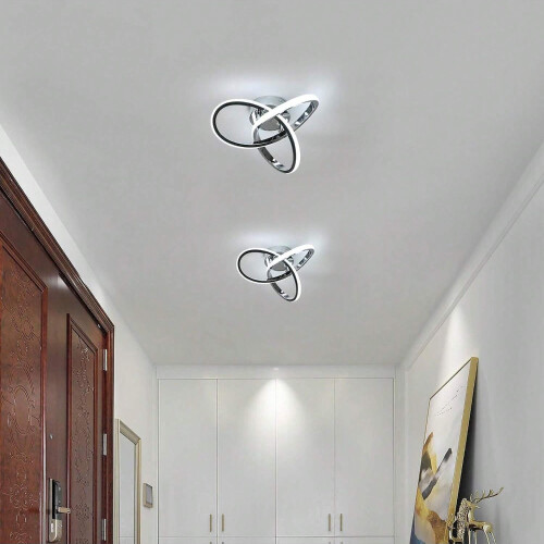 (Chrome white light) LED Ceiling Light Modern White Cold Design Ceiling Lamp 1