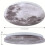 (33.02cm) LED Moon Style Flush Mount Ceiling Light Fixture, 30W Round Modern Ceiling Ceiling Light 5