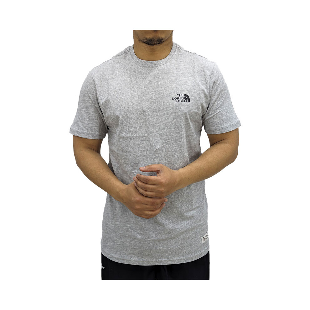 (Grey, S) The North Face 009015 Mens Graphic T Shirts