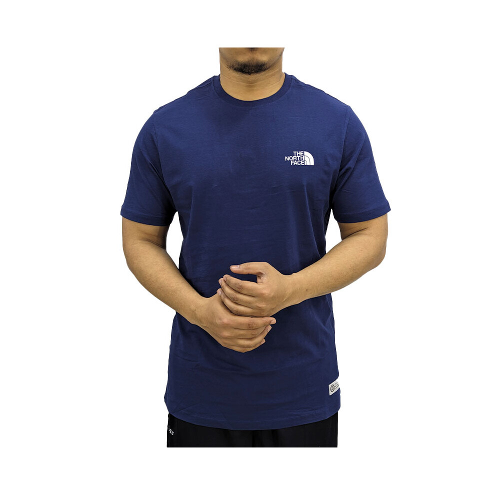 (Navy, S) The North Face 009015 Mens Graphic T Shirts