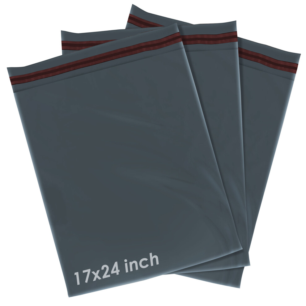 (17 x 24") 50 Mixed Parcel Bags Mailing Bags for Posting Large and Small Postal Delivery, Durable Packaging Bags Suitable for Business and Personal Use - Grey
