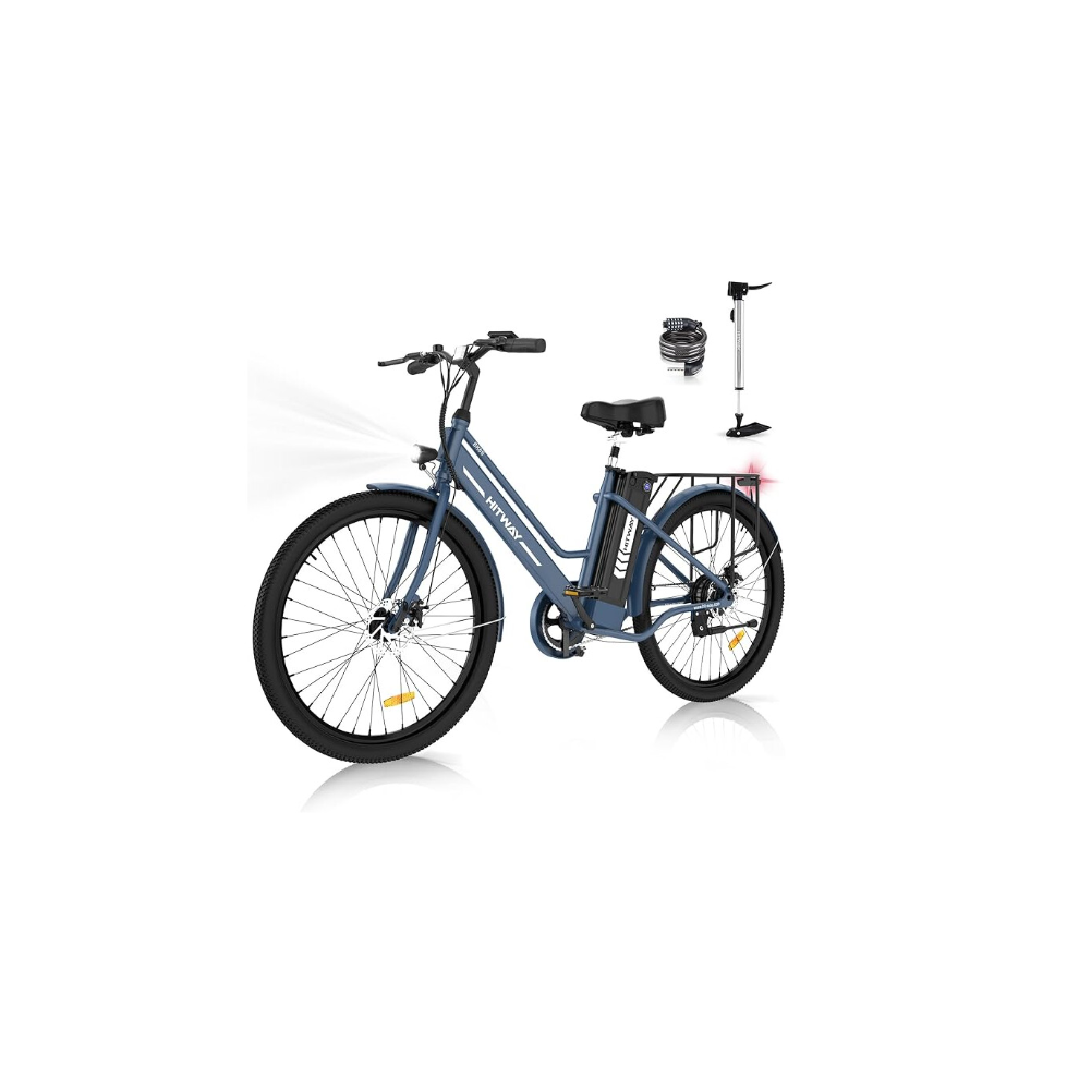 HITWAY Electric Bike, BK8S, 26 inch E-bike Electric city bike(Blue)