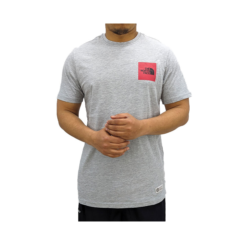 (Grey, M) The North Face 009018 Mens Graphic T Shirts