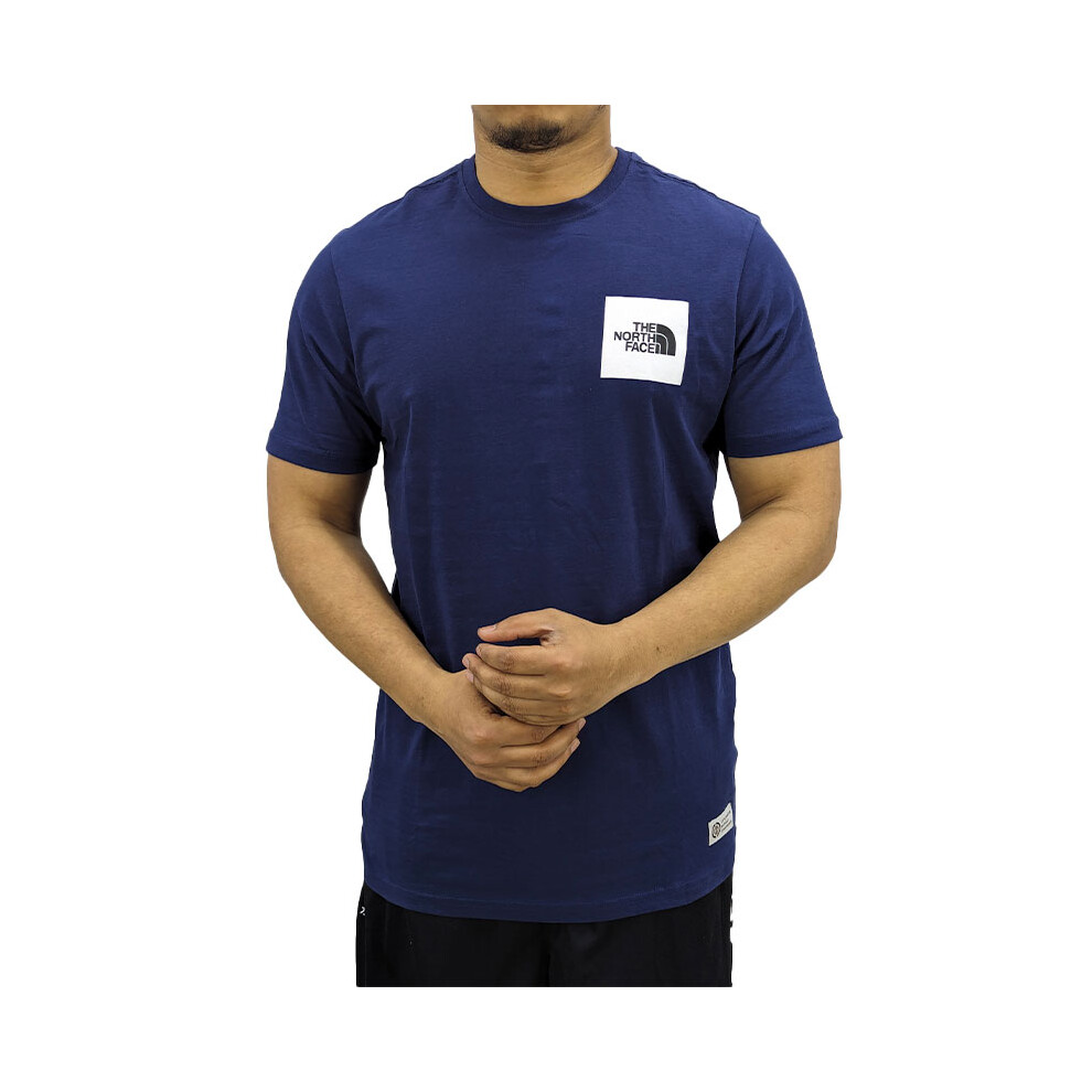 (Navy, S) The North Face 009018 Mens Graphic T Shirts