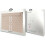 Custodia per computer portatile con strisce stampate Guess 4G per MacBook 16" rosa 4