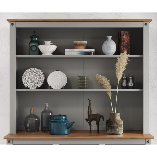 Mercers Furniture Corona Grey Wax Large Dresser Top