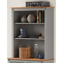 Corona Grey Wax Small Dresser Top Sideboard Topper Mexican Pine Wooden