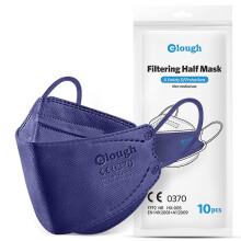 (Navy Blue) 20pcs/30pcs Ffp2 Kn95 Mask Protection Mask 4 Layers Protective Mask Anti Dust Pollution Face Mask