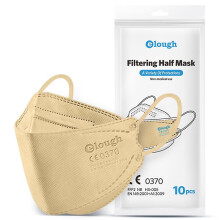 (Khaki) 20pcs/30pcs Ffp2 Kn95 Mask Protection Mask 4 Layers Protective Mask Anti Dust Pollution Face Mask