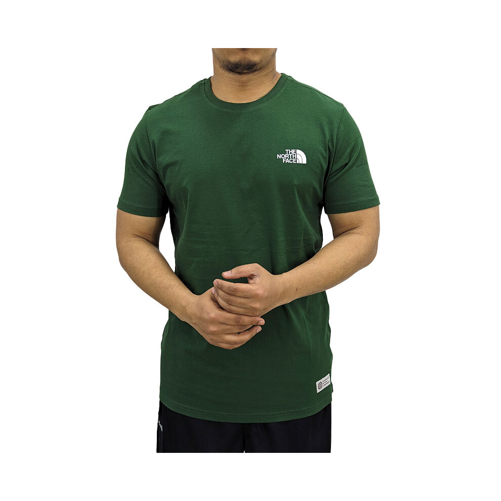 (Green, S) The North Face 009008 Mens Graphic T Shirts