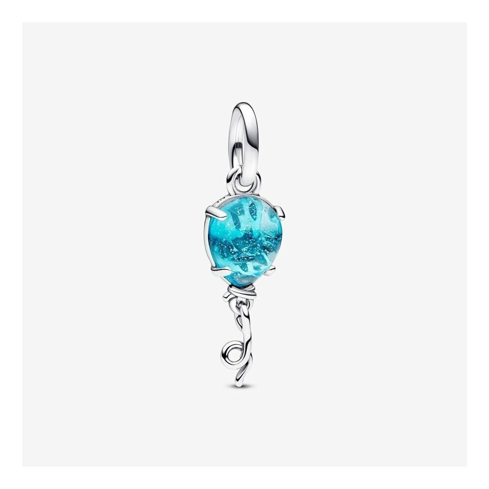 Pandora Moments Blue Murano Glass Balloon Dangle Charm 792792C01