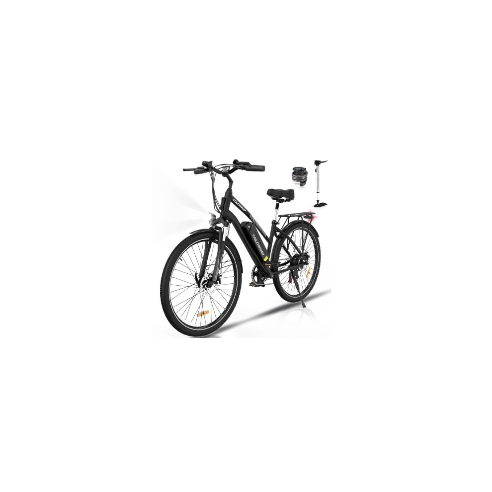 Colorway Electric Bike BK 27 for Adults, 28" Commute E bike with 36V 15Ah