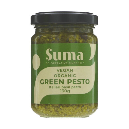 Suma Green Basil Pesto Organic 130g (Pack of 12)