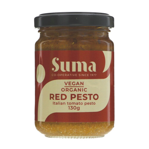 Suma Red Pesto - Sundried Tomatoes Organic 130g (Pack of 12)