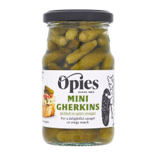 Opies Mini Gherkins 227g (Pack of 6)