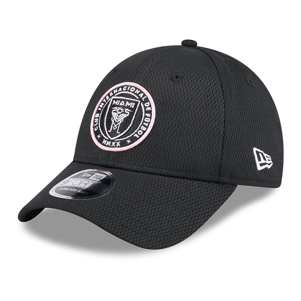 New Era Inter Miami CF Black 9FORTY Stretch Snap Cap