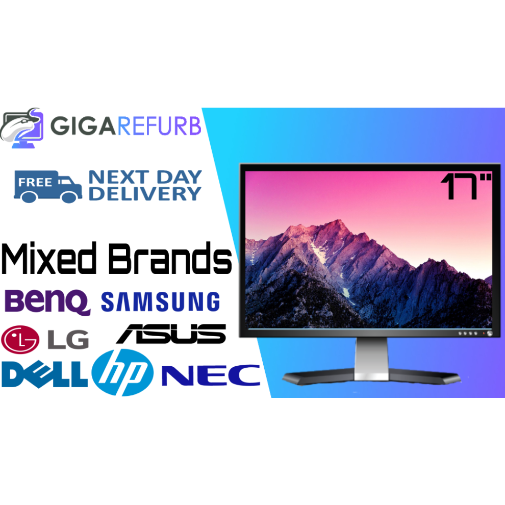 Gigarefurb 17" Lcd Tft Pc Gaming Vga Monitor