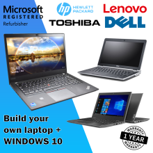 (Intel Core i3 (4th Gen), 240GB SSD) CUSTOM FAST LAPTOP 8GB - Windows 10 - WiFi