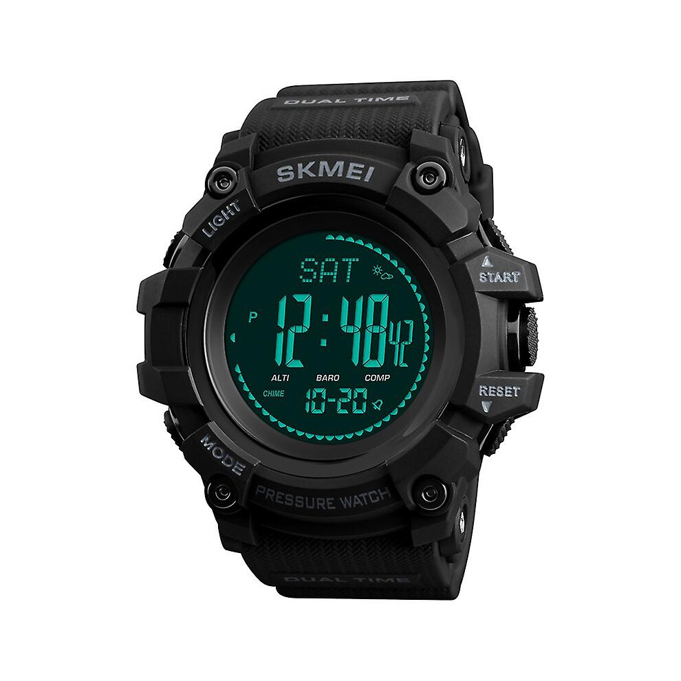 (Black) Skmei 1358 30M Waterproof Digital Watch Black 7669442869434