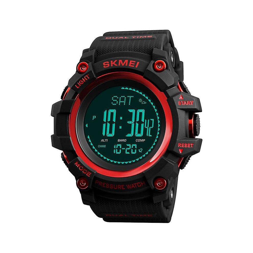 (Red) Skmei 1358 30M Waterproof Digital Watch Red 7669442869441