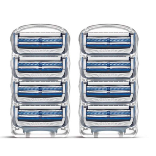 Gillette Gillette SkinGuard Ανδρικά ανταλλακτικά λεπίδων ξυραφιού για ευαίσθητο δέρμα, 8 Count