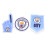 Man City Three Pack Air Freshener 1