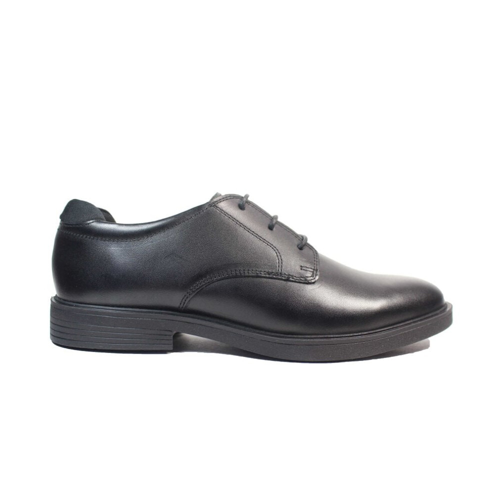 (9 (Adults')) J Zheeno | Black | Boys School Shoes