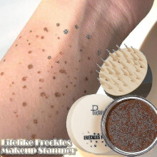 (Fresh Blue) Water-resistant Faux Freckle Kit Lifelike Fake Freckle Stamper