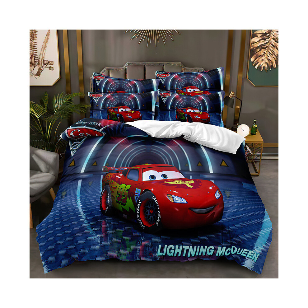 (Style 03, Double(200X200CM/3PCS)) Car series Kids Bedding Single Double Duvet Cover