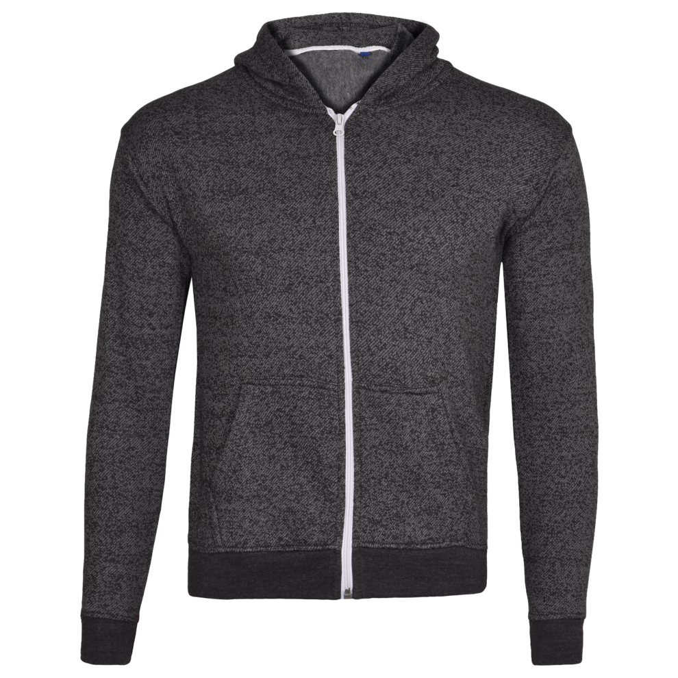 True Face (Charcoal Melange - No Cord, Uk 13 Years) Kids Plain Zip Up Hoodie Without Cord Sweatshirt