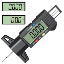 Band profieldieptemeter, 0-25.4mm/Inch digitale band profieldieptemeter
