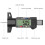 Band profieldieptemeter, 0-25.4mm/Inch digitale band profieldieptemeter 4
