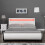 SlumberWorx Orion LED Lights Bed Frame - Black / White - Single, Small Double, Double 3