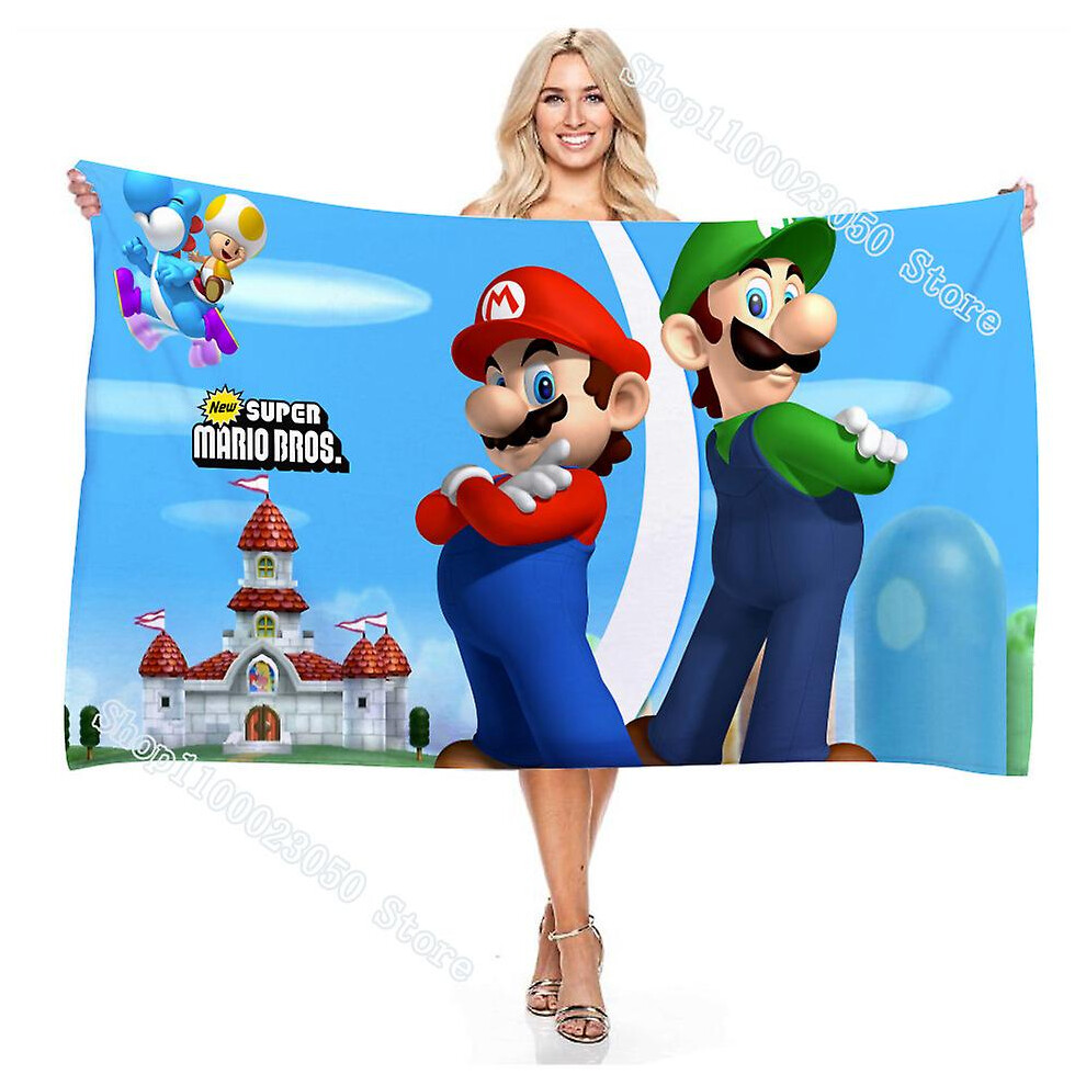(70x140CM, 13) Super Mario Towel Mario Bros Washcloth Microfiber Beach Towel Super Mary Absorbent Swimming Quick Dry Facecloth Houseware Gift-image-OPC-PDTJXDR-NEW