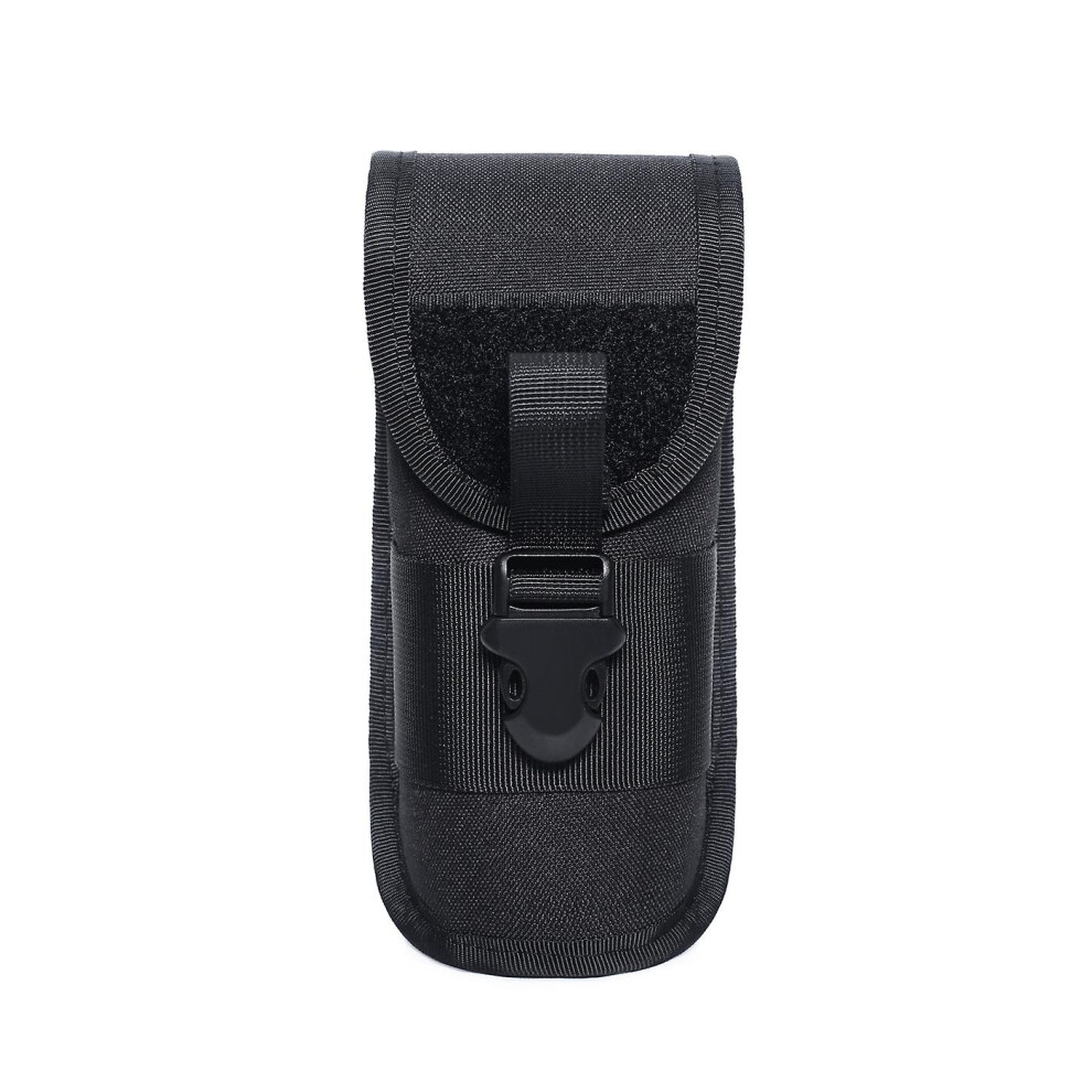 Black (Black) Sunglasses Hard Case Tactical Eyeglasses Sturdy Carrying Case With Belt Clip