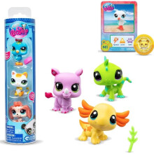 Miniatuurfiguur - BANDAI - BAIBF00550 - Tube van 3 Huisdieren - Multikleur - Voor kinderen vanaf 4 jaar
