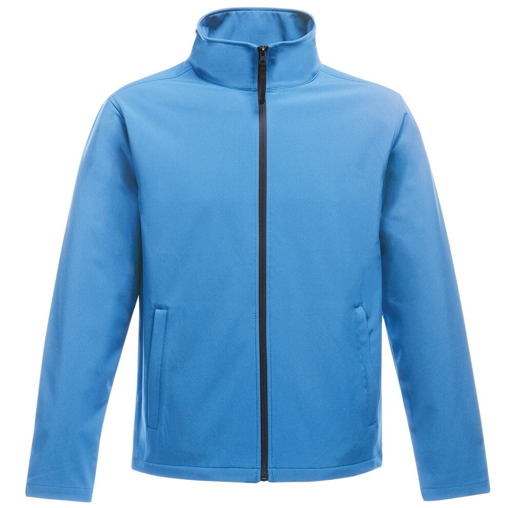 (XL, French Blue/Navy) Regatta Standout Mens Ablaze Printable Softshell Jacket