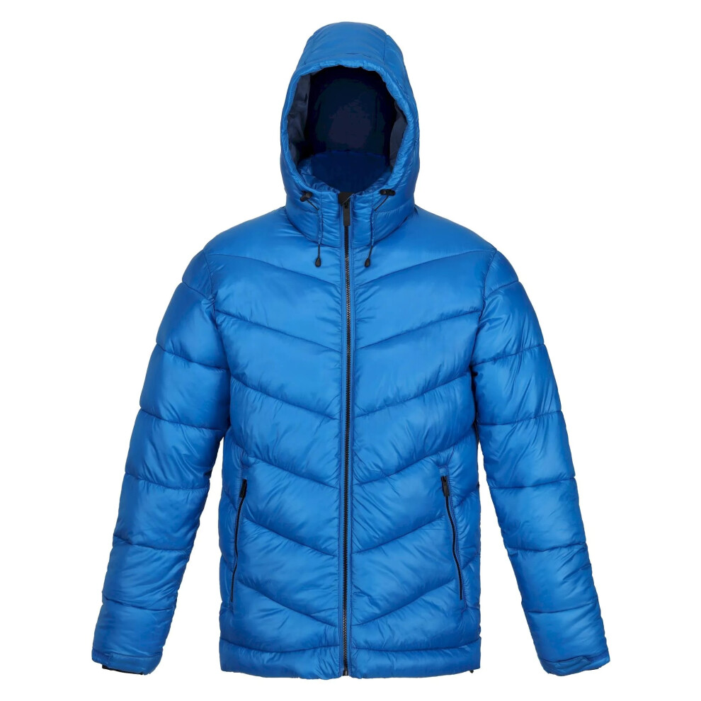 (M, Skydiver Blue) Regatta Mens Toploft II Hooded Padded Jacket