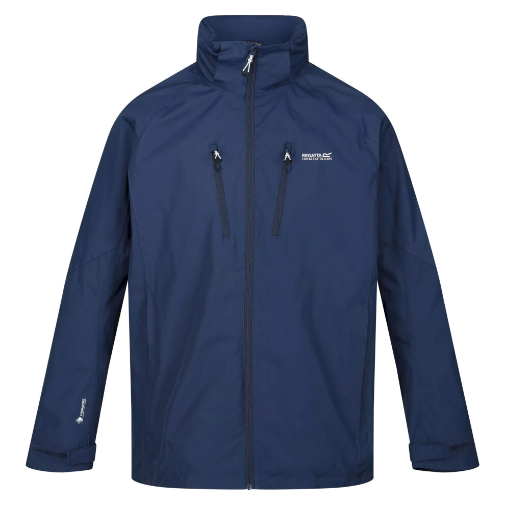 (S, Admiral Blue) Regatta Mens Calderdale IV Waterproof Softshell Hooded Walking Jacket